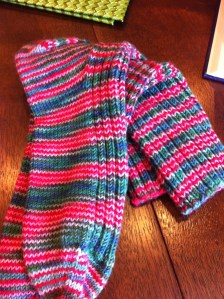 Finished Comfort & Joy Socks