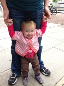 I'm walking! On the street!